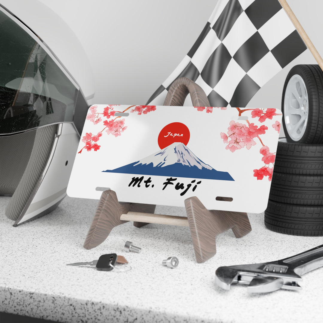 Mt. Fuji Vanity Plate